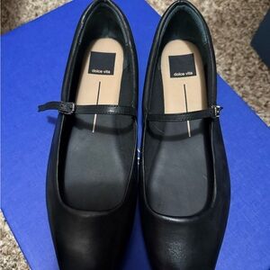 Dolce Vita Black Mary Jane Flats